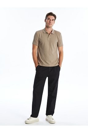 شلوار مشکی مردانه کتان LC Waikiki - کد 852586683