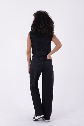 شلوار جین طوسی زنانه پاچه گشاد RICHMOST - کد 852691891