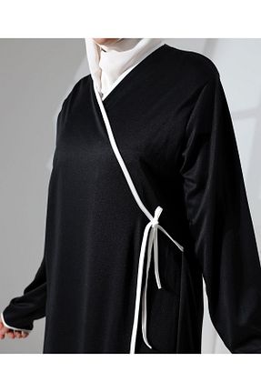 لباس حجاب مشکی زنانه اورسایز Berel Moda - کد 852045953