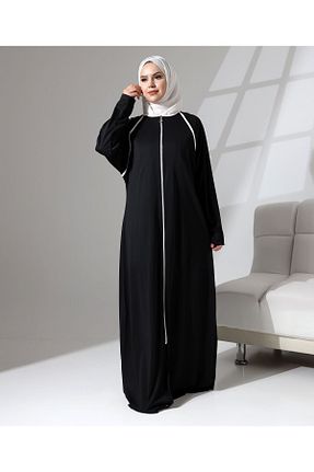 لباس حجاب مشکی زنانه اورسایز Berel Moda - کد 851708664