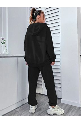 ست بالاتنه و پائین تنه مشکی زنانه بافت Deocept - کد 852767597