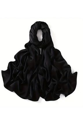 روسری مشکی ساتن Suedcollection - کد 852806947