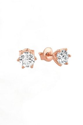گوشواره نقره صورتی زنانه 925 عیار jelux silver - کد 714291660