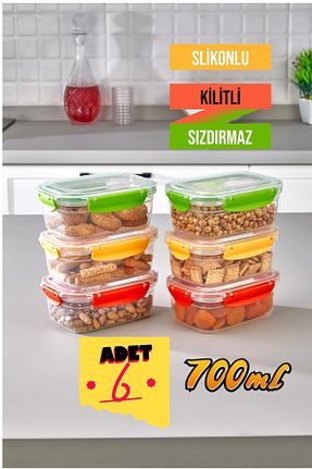 ظرف نگهداری رنگی پلاستیک ASlife Home - کد 852569392