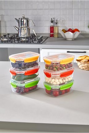 ظرف نگهداری رنگی پلاستیک ASlife Home - کد 852569392