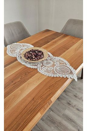 رومیزی بژ پلی استر ZESA HOME - کد 850464027
