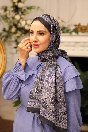 شال طوسی زنانه Silk Home - کد 847784345