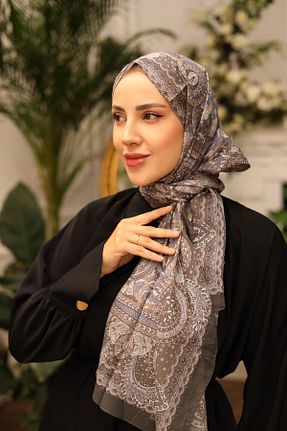 شال طوسی زنانه Silk Home - کد 847784196