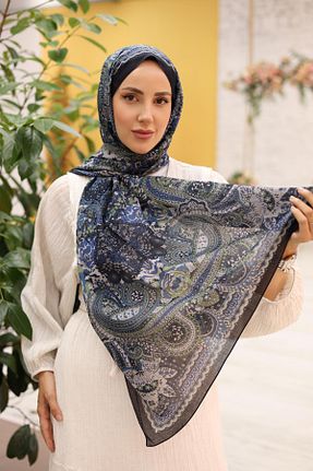 شال سرمه ای زنانه Silk Home - کد 847802372