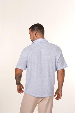 پیراهن آبی مردانه رگولار SCSARVİN - کد 852539943