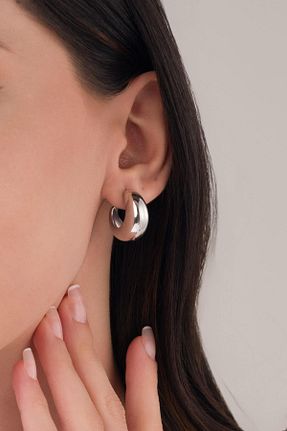 گوشواره نقره زنانه 925 عیار Tmt Silver - کد 852491614