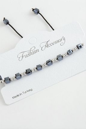 دستبند جواهر طوسی زنانه فلزی Bijuteri Net - کد 852508986