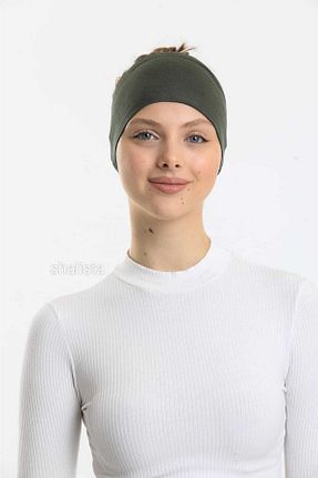 کلاه شنای حجاب خاکی زنانه Shalista - کد 236114049