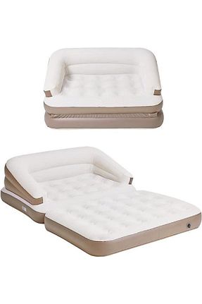 تشک و مبل بادی بژ 2 نفره SHUFA - کد 852507177