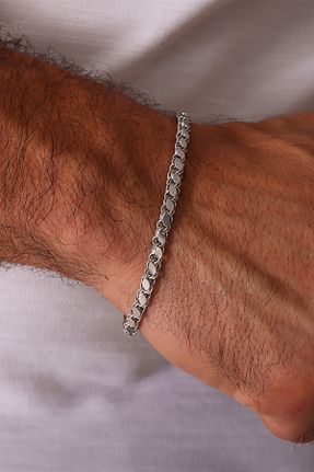 دستبند نقره مردانه 925 عیار Linterna Silver - کد 852547133