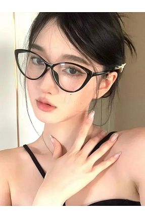 عینک محافظ نور آبی نارنجی زنانه شیشه LOOKUP NEW - کد 852538273