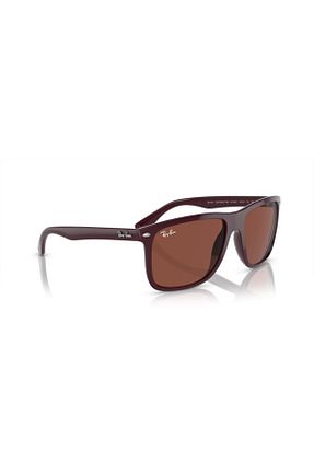 عینک آفتابی زرشکی مردانه UV400 Ray-Ban - کد 852537766