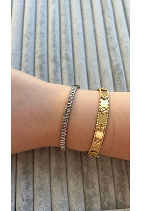 دستبند استیل (فولاد) زنانه استیل (فولاد) cansuaccessoire - کد 852548470