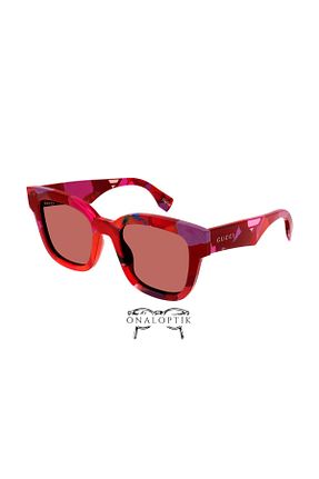عینک آفتابی قرمز زنانه UV400 Gucci - کد 852572954