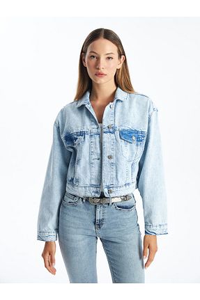 کت آبی زنانه Comfort LC Waikiki - کد 852589329