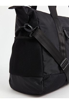 کیف دوشی مشکی زنانه پارچه ای LC Waikiki - کد 852627249