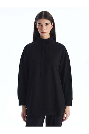 تونیک مشکی زنانه بافتنی LC Waikiki - کد 852827639