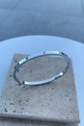 دستبند استیل (فولاد) زنانه استیل ضد زنگ Jaida Moda - کد 852649708