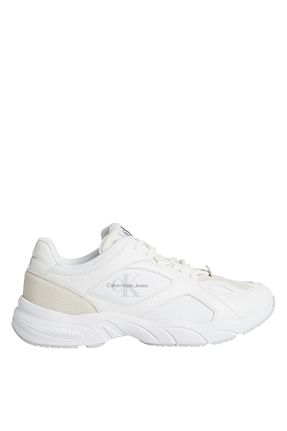 کفش اسنیکر بژ مردانه بند دار Calvin Klein - کد 852817923