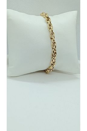 دستبند استیل (فولاد) طلائی زنانه استیل (فولاد) Elasya Jewels - کد 786763058