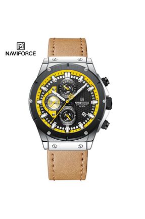 ساعت مچی قهوه ای مردانه 41-45 میلی متر Naviforce - کد 852717306