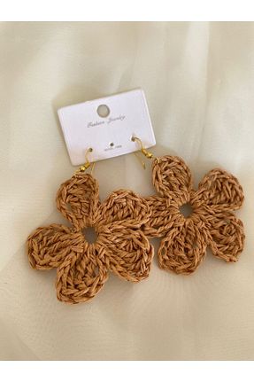گوشواره جواهر خاکی لزران öyküsh collection - کد 845434242