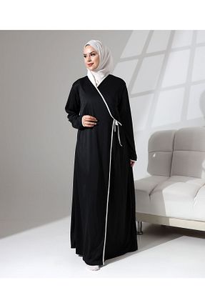 لباس حجاب مشکی زنانه اورسایز Berel Moda - کد 852045953