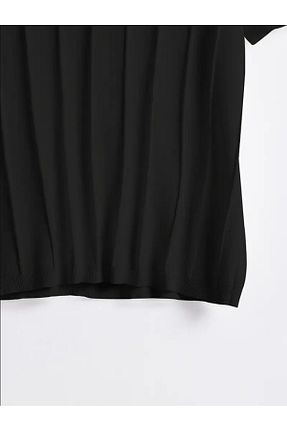تیشرت مشکی مردانه اسلیم فیت BLUE STREET - کد 852749254