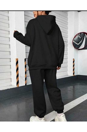 ست بالاتنه و پائین تنه مشکی زنانه بافت Deocept - کد 852768037