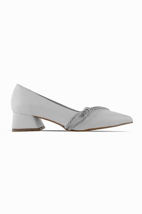 کفش پاشنه بلند کلاسیک سفید زنانه پارچه LAL SHOES & BAGS - کد 852792773