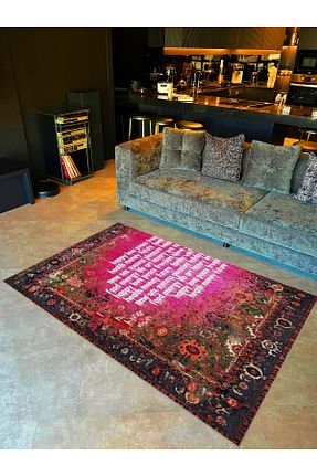 فرش رنگی قابل شستشو Rugs Modern Halı - کد 838003361