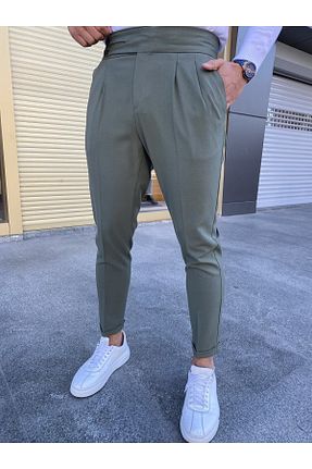شلوار سبز مردانه پارچه BYATA MENS STYLE - کد 378179430