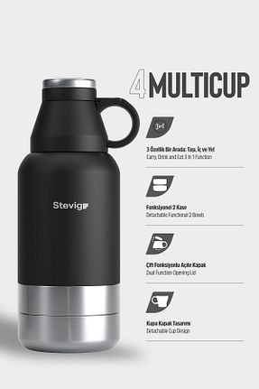 فلاکس مشکی İçecek Stevig - کد 852244482