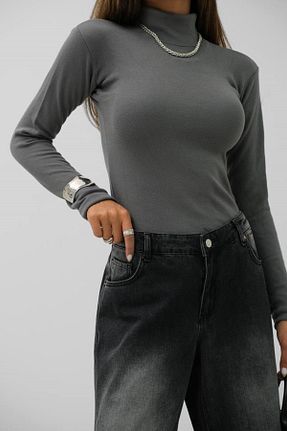 بلوز طوسی زنانه ساده barış sülün lovebox - کد 852837168