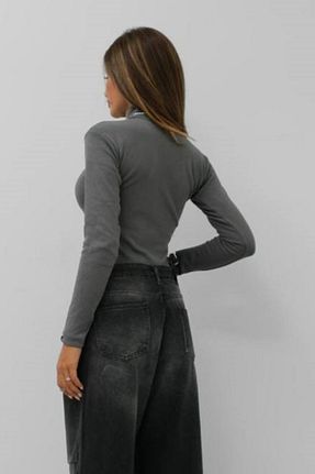بلوز طوسی زنانه ساده barış sülün lovebox - کد 852837168