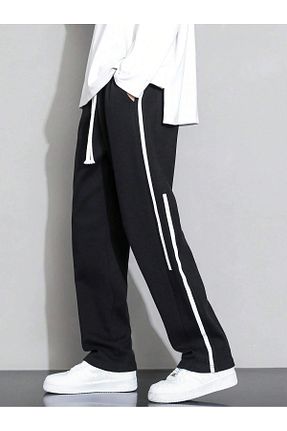 شلوار کرمگن مشکی مردانه Relaxed De Carte - کد 852844845