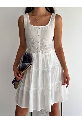 لباس سفید زنانه بافتنی jöns since 1997 - کد 827261801