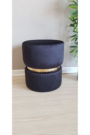 پوف و نیمکت مشکی 38 x 43 Sentar Dizayn - کد 780494152