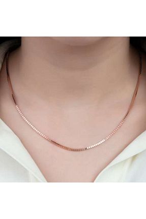 گردنبند نقره سفید زنانه Gümüş Hediye Al - کد 51869320