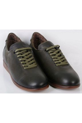 کفش کژوال خاکی زنانه چرم خالص Mammamia - کد 51941795