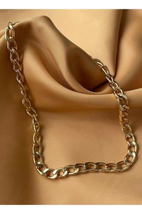 گردنبند جواهر طلائی زنانه روکش طلا Asia Chic - کد 51960666