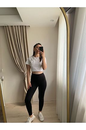 ساق شلواری مشکی زنانه بافتنی alinsbutik - کد 788631346