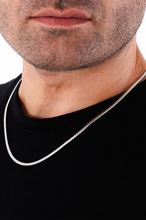 گردنبند نقره مردانه 925 عیار Linterna Silver - کد 852997152
