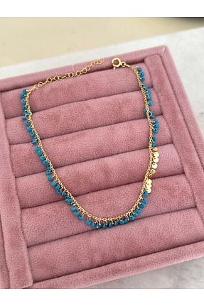 خلخال نقره زرد زنانه emy by emel luxury silver jewelry - کد 852999282