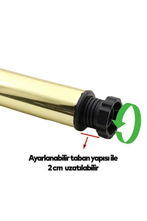 پایه مبل طلائی Badem10 - کد 844257554